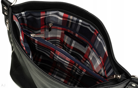 Torba męska skórzana Canaletto T-940 czarny