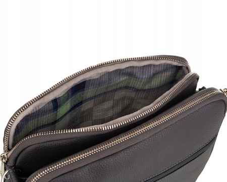 Torebka damska skórzana Canaletto T-840 szary