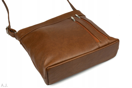 Torebka damska skórzana T-ZPA camel