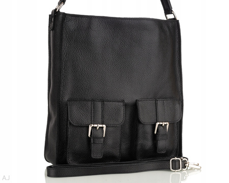 Torebka damska skórzana Canaletto T-711 czarny