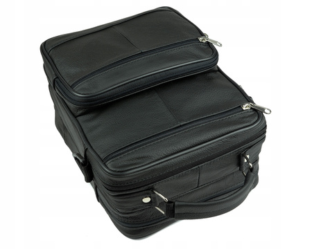 Torba męska skórzana T-17 czarna