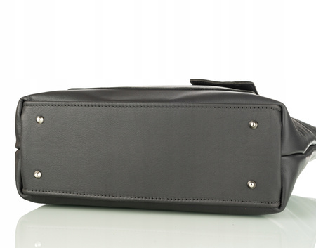 Torebka damska skórzana T-PRA Grafitowa