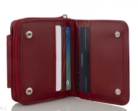 Portfel damski skórzany Canaletto P-1026R