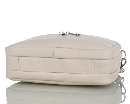 Torebka damska skórzana Canaletto T-840 beżowy