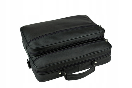 Torba męska skórzana T-4 czarna