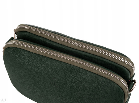 Torebka damska skórzana Canaletto T-830 zielony