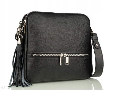 Torebka damska skórzana Canaletto T-840 czarny