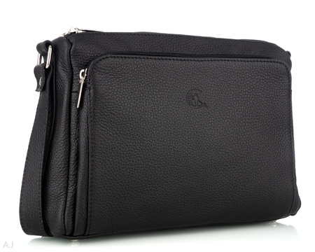 Torebka damska skórzana Canaletto T-812 Czarna