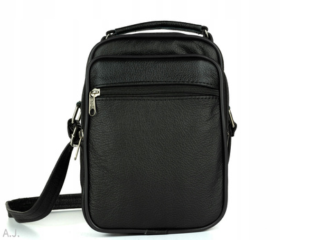 Torba męska skórzana T-EDE czarna