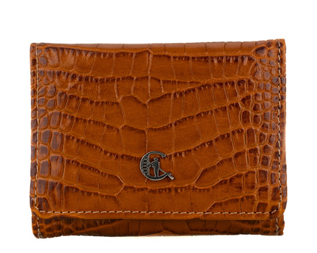 Portfel damski skórzany BajuBaj P-2003 jasny brąz