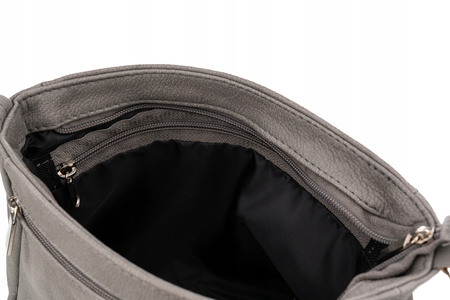 Torebka damska skórzana T-IWB szara