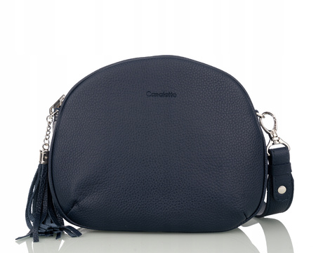 Torebka damska skórzana Canaletto T-740 granatowa