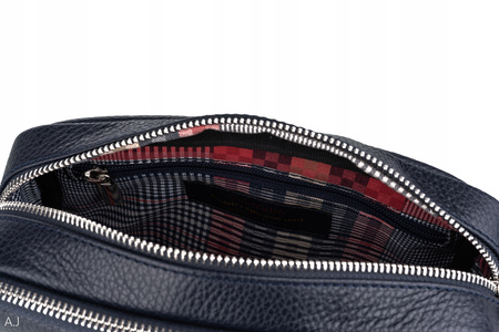 Torebka damska skórzana Canaletto T-820 granatowy