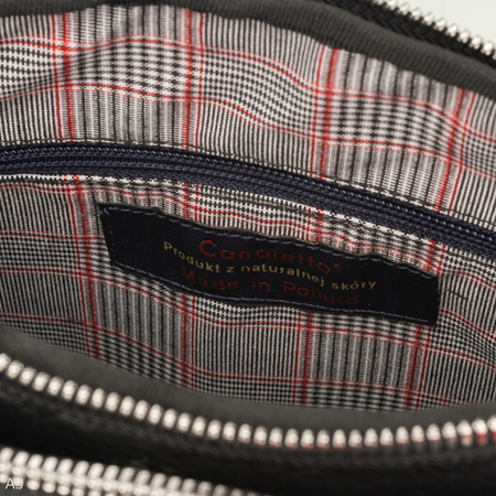 Torebka damska skórzana Canaletto T-840 czarny