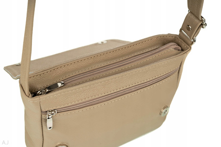 Torebka damska skórzana T-IW beż