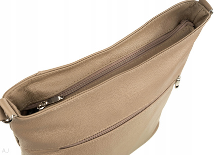 Torebka damska skórzana T-MP beżowa