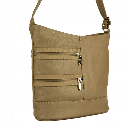 Torebka damska skórzana T-LL beż