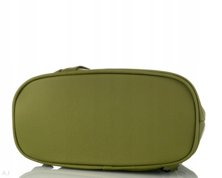 Plecak damski skórzany PL-LED zieleń