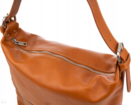 Torebka damska skórzana Canaletto T-920 camel