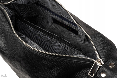 Torebka damska skórzana Canaletto T-920 czarna