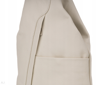 Plecak damski skórzany PL-LED biały