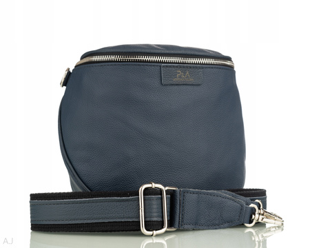 Torebka damska skórzana T-BAL granatowa