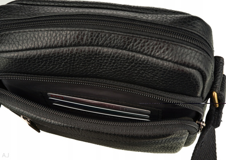 Listonoszka męska canaletto T-155 czarny