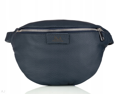 Saszetka damska skórzana S-PA granatowa