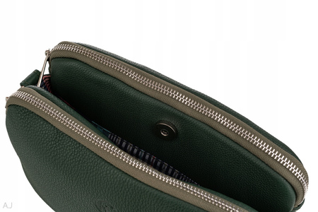 Torebka damska skórzana Canaletto T-830 zielony
