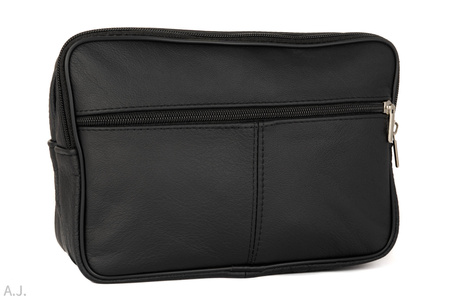 Saszetka męska skórzana S-MICHB1 Czarna