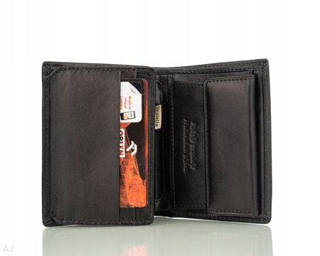 Portfel męski skorzany Canaletto P-1104 czarny