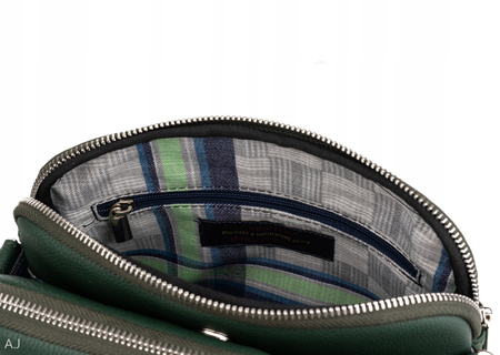 Torebka damska skórzana Canaletto T-840 zielony