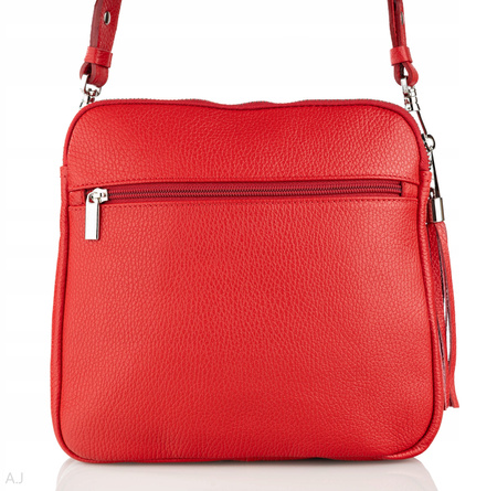 Torebka damska skórzana Canaletto T-840 czerwony