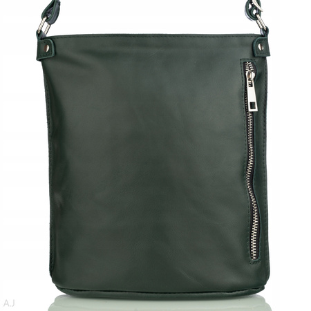 Torebka damska skórzana T-XSA zieleń