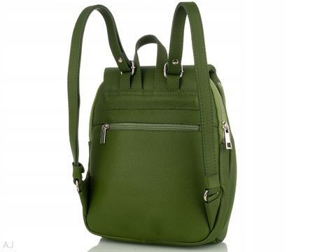 Plecak damski skórzany Canaletto PL-455 zielony