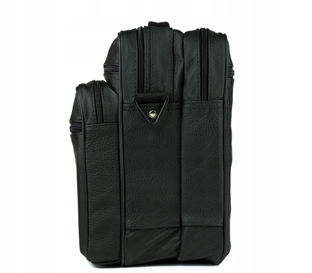 Torba męska skórzana T-9 czarna