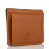 Portfel skórzany z kominkiem Canaletto P-1008 brąz RFID