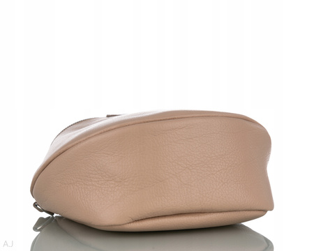 Torebka damska skórzana T-BAL pudrowy róż