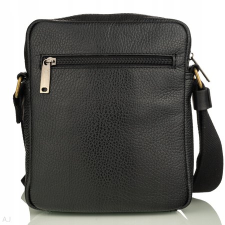 Listonoszka męska skórzana T-225 czarna