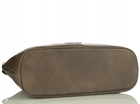 Worek damski skórzany T-PA oliwka