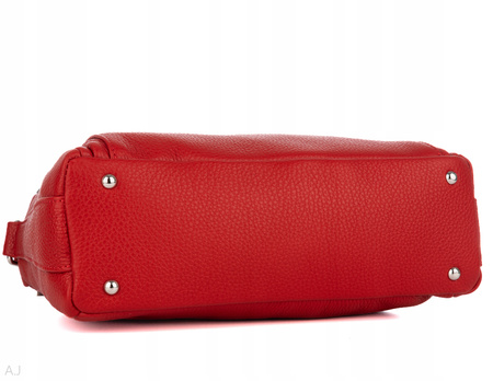 Torebka damska skórzana Canaletto T-812 czerwony