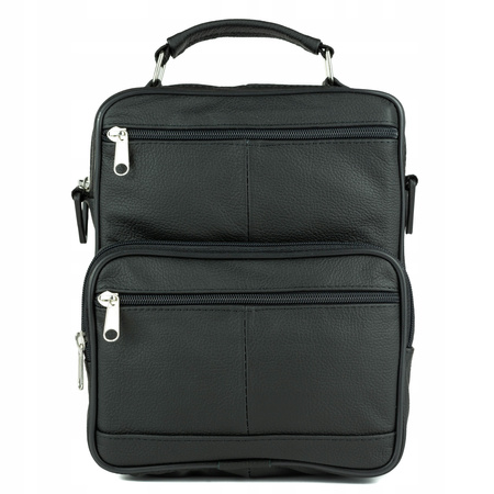 Torba męska skórzana T-17 czarna