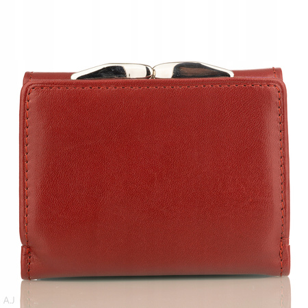Portfel damski skórzany Canaletto P-2000 czerwony