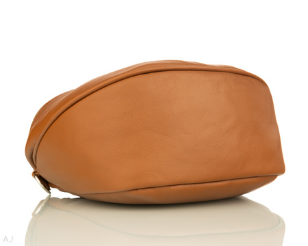 Torebka damska skórzana T-BAL camel