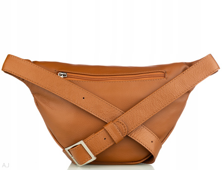 Saszetka damska skórzana S-PA camel