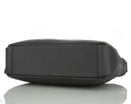 Torebka damska skórzana T-IWBA ciemny szary