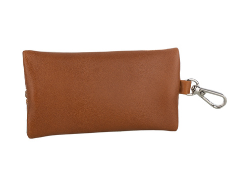 Etui na klucze skórzane P-501 jasny brąz