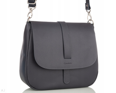 Torebka damska skórzana Canaletto T-601 szara