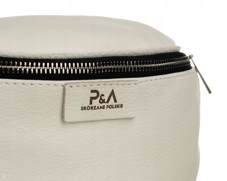 Saszetka damska skórzana S-PA biała