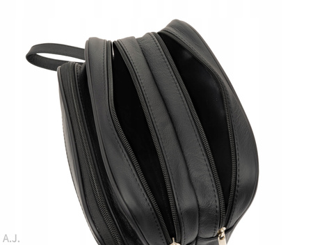 Saszetka męska skórzana S-LES2 czarna